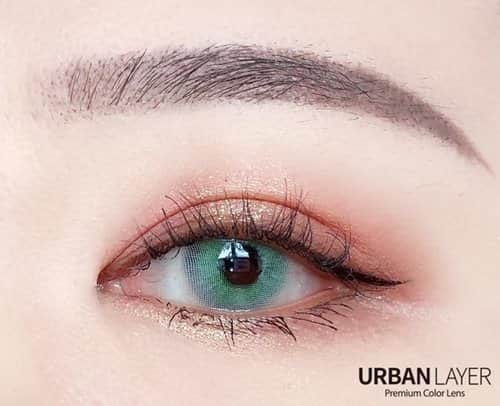 זוג עדשות צבע Yukon Green