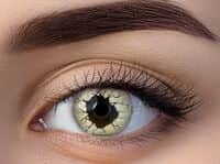 זוג עדשות צבע זומבי סדקים F180