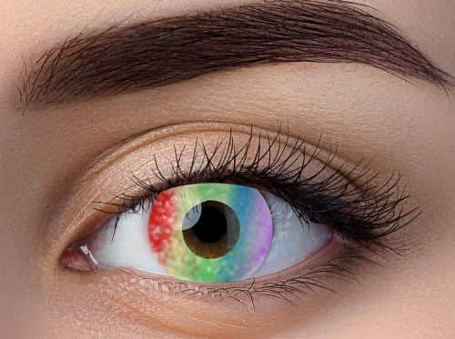 זוג עדשות צבע קשת ccl 204