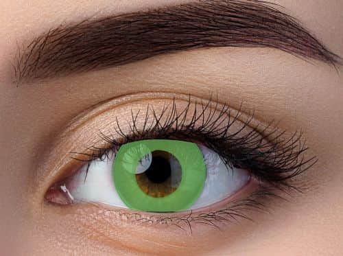 זוג עדשות צבע ירוק אטום