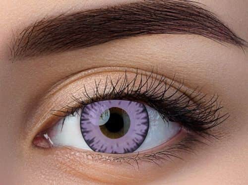 זוג עדשות צבע סגול קו תוחם ry 45