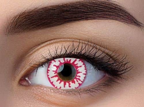 זוג עדשות צבע זומבי דם ry 76