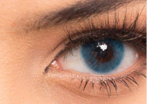 זוג עדשות צבע Azul