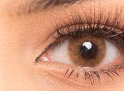 זוג עדשות צבע Ochre