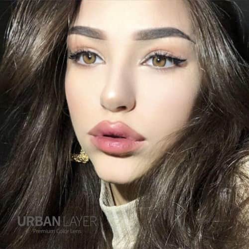 זוג עדשות צבע Biella Brown