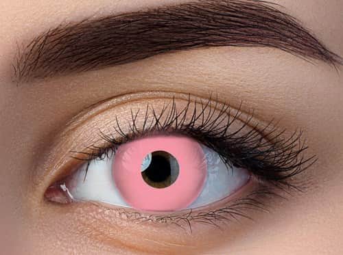 זוג עדשות צבע ורוד אטום