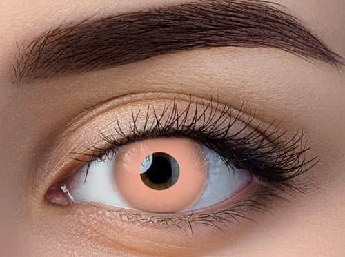 זוג עדשות צבע כתום אטום uv