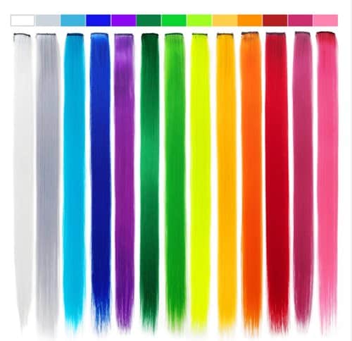 תוספות שיער קליפס במגוון צבעים